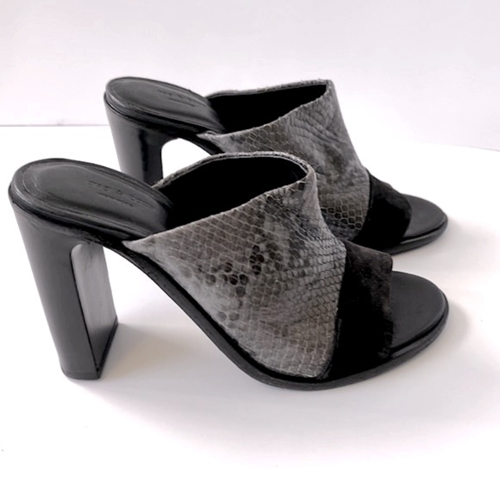 Rag & Bone 'Tristan' Snake Print Suede Leather Mu… - image 7